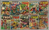 Group of 10 Marvel Comics The Mighty Thor Comic Books