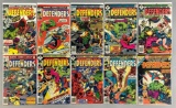 Group of 10 Marvel Comics The Defenders Comic Books