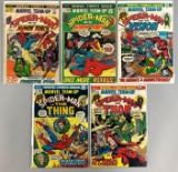 Group of 5 Marvel Comics Marvel Team-Up Comic Books