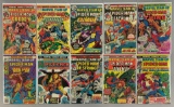 Group of 10 Marvel Comics Marvel Team-Up Comic Books