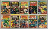 Group of 10 Marvel Double Feature Comic Books