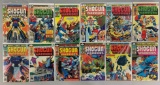 Group of 12 Marvel Comics Shogun Warriors Comic Books