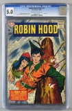 CGC Graded DC Comics Robin Hood Tales No. 14 Comic Book