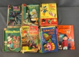 Large Group of Disney and other character comic books