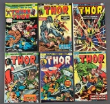 Group of 6 Marvel Comics The Mighty Thor Comic Books