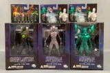 Group of three justice league Alex Ross action figures