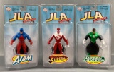 Group of three DC direct JLA classified classic action figures
