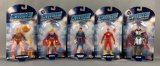 Group of five DC direct crisis on infinite earths action figures