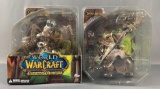 Group of to DC unlimited World of Warcraft action figures