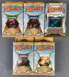 Group of five magic the gathering intro packs