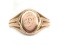 14k Yellow Gold Signet Ring