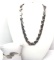 Sterling Silver Link Necklace and Bracelet Set