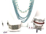 Costume Bracelet, Necklace and Earring Collection