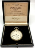 Elgin Open Face Pocket Watch - 29671912 w/ Vintage Fitted Case