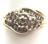 10k Yellow Gold Diamond Ring