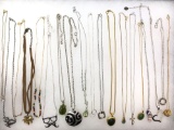 Lot of 19: Vintage Chain Necklace Assortment