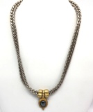 Sterling Silver and Gold Tone Necklace