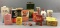 Group of Vintage Advertising Tins and more