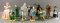 Group of 10 Wizard of Oz Second Edition Collector Figurines