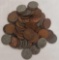 Large Group of Lincoln Wheat Cents.