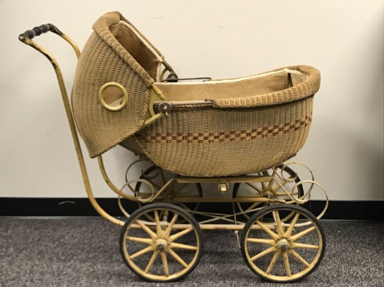 Antique Baby Buggy Stroller