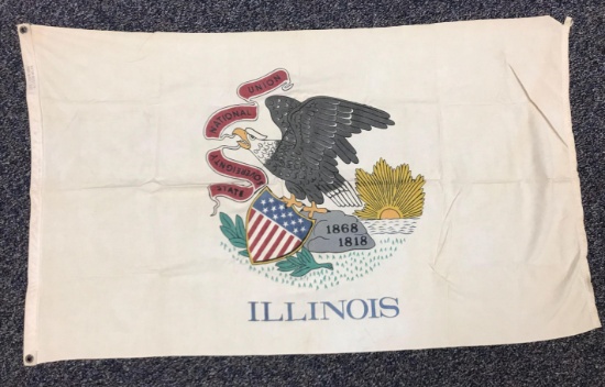 Vintage Illinois State Flag