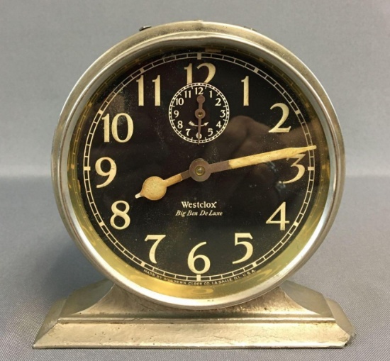 Antique Westclox Big Ben DeLuxe Alarm Clock