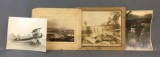 Group of 4 Antique Real Photos