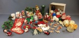 Group of Vintage Christmas Decorations