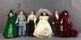 Group of 6 Vintage Gone With The Wind Collectible Dolls