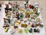 Large group of Vintage Salt and Pepper Shakers