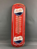 Pepsi-Cola Advertising Metal Thermometer