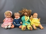 Group of 4 Vintage Dolls