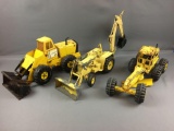 Group of 3 Vintage Tonka Metal Construction Trucks and more