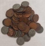 Large Group of Lincoln Wheat Cents.