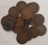 Group of (20) Indian Head Cents.
