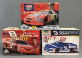 Group of 4 NASCAR Model Car Kits