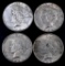 Group of (4) 1923 S Peace Silver Dollars.