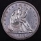 1869 P Seated Liberty Silver Half Dollar.