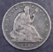 1859 O Seated Liberty Silver Half Dollar.