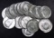 Group of (20) 1964 P Kennedy Silver Half Dollar.