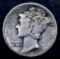 1921 P Mercury Silver Dime.