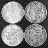 Group of (4) Morgan Silver Dollars.