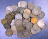 Group of (100) Indian Head Cents.