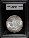 1885 O Morgan Silver Dollar.