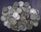 Group of (100) Buffalo Nickels.