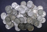 Group of (100) Buffalo Nickels.