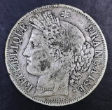 1849-A France 5 Francs.