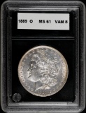 1889 O Morgan Silver Dollar.