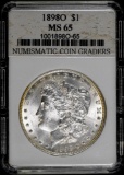 1898 O Morgan Silver Dollar.